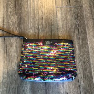 Victoria’s Secret Rainbow Sequin Clutch